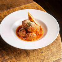 Polpettine · Veal & Beef Meatballs, San Marzano Tomatoes, Parmigiano