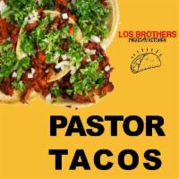 Lunch Flour Al Pastor Taco · With Onion and Cilantro