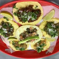 TACO PLATTER 6 ( 5 Street Tacos & 1 Gourmet Maskaras ) · Sampler of 6 Tacos, 5 Street Tacos One of Each Meat & Taco Maskaras (House Special Gourmet)
...