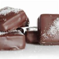 Salted Caramel Squares · Choice of size and milk or dark chocolate. These hearty 1