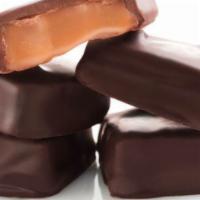 Caramel Squares · Choice of milk or dark chocolate. These hearty 1