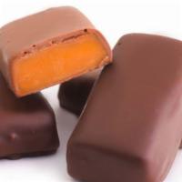 Caramel Bars · Fresh slabs of caramel are covered in our finest dark or milk chocolate to create these gour...