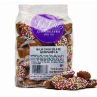 8oz Bag of Nonpareils · Choice of milk or dark chocolate. Small dollops of our finest chocolate are dropped onto a t...