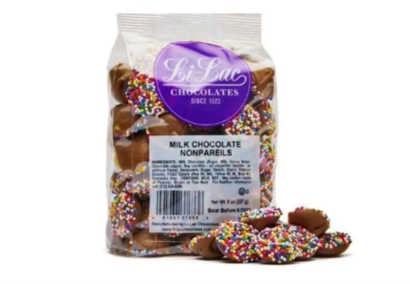 8oz Bag of Nonpareils · Choice of milk or dark chocolate. Small dollops of our finest chocolate are dropped onto a tray of Nonpareils to create these delicious and colorful bite-sized confections. Did you know the French name for nonpareil has been interpreted to mean without equal. After just one bite, you'll understand! Gluten-Free. Handmade in Brooklyn.