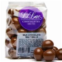 8oz Bag of Milk Chocolate Malt Balls · A light and crunchy malt center drenched in creamy milk chocolate. Perfect for snacking and ...