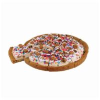 Chocolate Chip Cookie Dough Polar Pizza · An ice cream treat you eat like pizza! A chocolate chip cookie crust with chocolate chip coo...