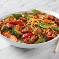 Create Your Own Noodle Bowl · Choose Your Own Noodle, Meat, Veggies, and Sauce.