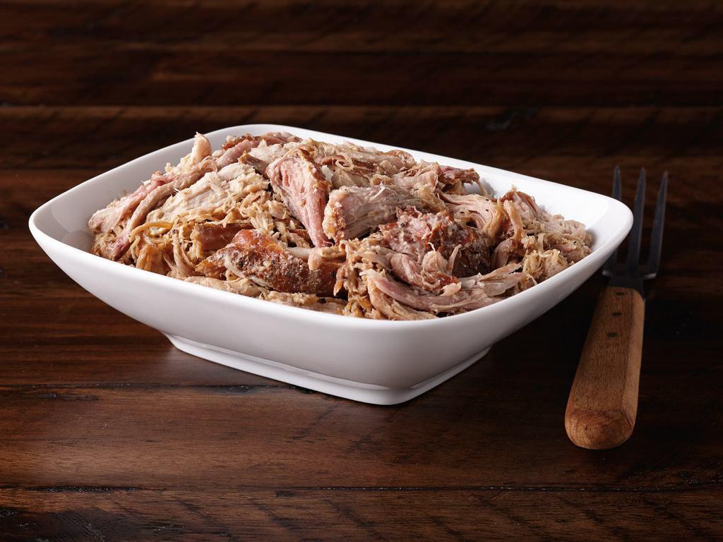 Pulled Pork - Served Hot · 1 lb of our Famous Hickory House seasoned pork, slow smoked to perfection. Great on a bun or by itself.
