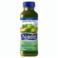 Naked Juice|Green Machine · Contains apple, banana, kiwi, mango and a hint of pineapple. 270 Calories 