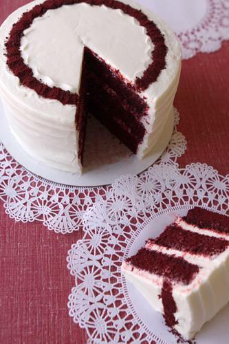 Red Velvet Cake Slice · Individual slice of our Red Velvet Cake.