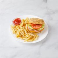 2. Chicken Sandwich Special · Served with fries and soda.