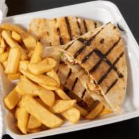 Quesadilla Meal · Served with fries.