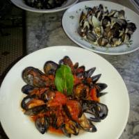 Steamed Mussels  · 