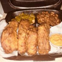 Fried Ribs · Comes with 2 sides.
