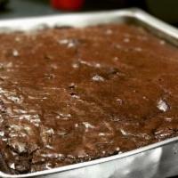 Homemade Brownie · Triple chocolate chip brownie