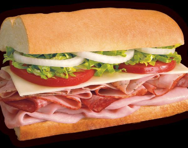 Blimpie Best Sub · Ham, salami, capicola, prosciutto and provolone cheese with tomatoes, lettuce, onion, vinegar, oil and oregano. Served on freshly baked bread.  OUR #1 SUB since 1964!