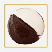 Black and White Cookie · A New York tradition, these classic cookies combine a soft cake-like cookie with rich dark c...