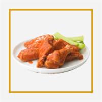 Buffalo Wings (6 Piece)  · 5 pieces. Pub style hot wings double-fried smothered in Buffalo sauce.