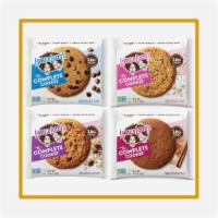 Lenny and Larry's Complete Cookie · Satisfyingly firm and chewy, our delectable birthday cake vegan protein cookie is packed wit...