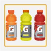 Gatorade · Your choice of Orange, Lemon-Lime & Fruit Punch.
