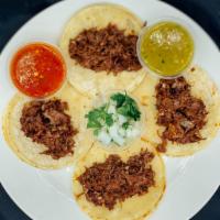 Barbacoa Taco Order · 4 Tacos of the meat of your choice.