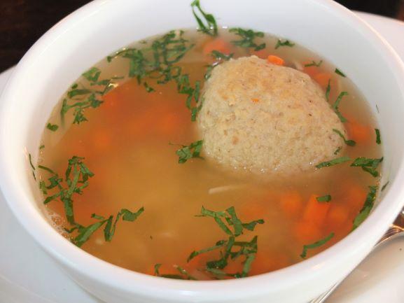 Matzo Ball  & Noodle Soup · 