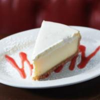 NY Style Cheesecake · Sour Cream Topping