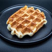 Liège Waffle · Traditional waffle made with brioche yeast dough and studded with pearl sugar.