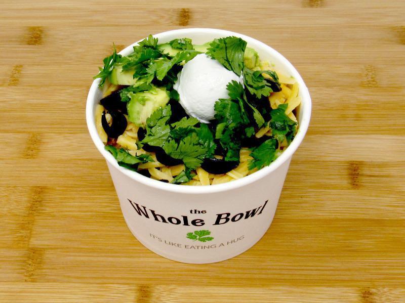 Big Bowl · A healthy mix of brown rice, black/red beans, fresh avocado, Tillamook cheddar, black olives, sour cream, salsa,  cilantro and our signature Tali sauce.
All bowls are gluten-free and can be made vegan