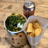 Big Bowl Combo · Includes bowl, chips, drink and cookie