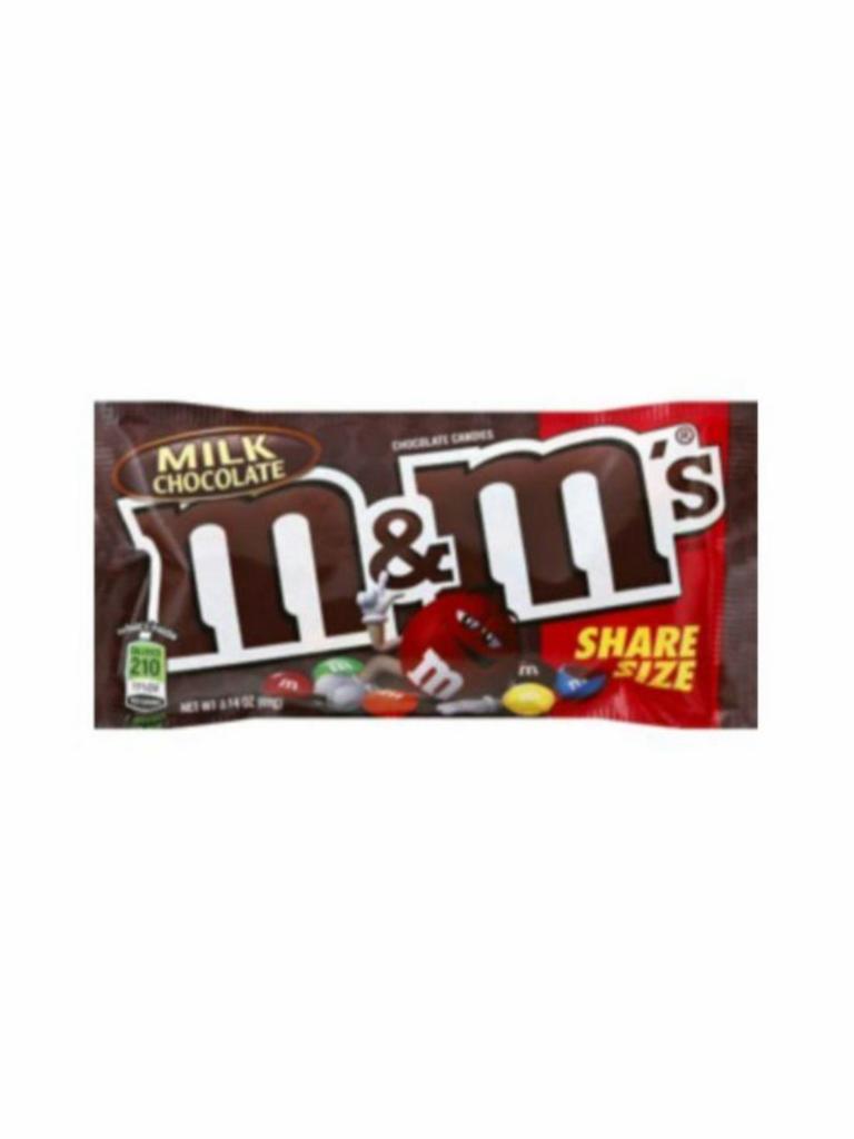 M&M's Milk Chocolate Candies Share Size (3.14 oz) · 