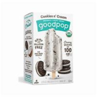 GoodPop Cookies N' Cream Popsicle (2.5 oz x 4-pack) · 