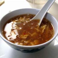41. Hot and Sour Soup · With fried noodles. Hot and spicy.