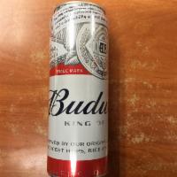 Budweiser (12 Oz. Bottles, 6-Pack) · Diners are permitted to order 2 beers per entree in an order. Must be 21 to purchase.