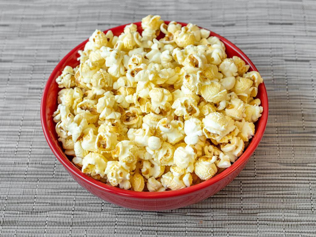 Garlic Parmesan Popcorn · Zesty garlic seasoning and sharp Parmesan on crunchy white cheddar popcorn. What a combo!