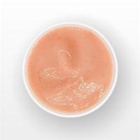 Strawbana Squeeze Smoothie · Apple juice, strawberries, bananas and non-fat frozen yogurt.