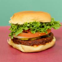 Veggie Burger (ORIGINAL) · Our popular veggie burgers are BACK! Featuring a mouthwatering and meatless TVP patty - with...