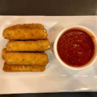 Mozzarella Sticks · tomato basil sauce