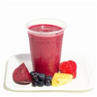 2. Berry Blast Smoothie · Strawberry, beets, blueberry, pineapple, coconut water.