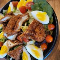 Chicken Salad · spring mix, lettuce, chicken breast, tomato,boiled egg
