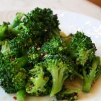 Sauteed Broccoli · Broccoli cooked in oil or fat overheat. 