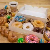1/2 Dozen Mixed Donut · Apple fritter, eclair and cinnamon twist are not included in this.