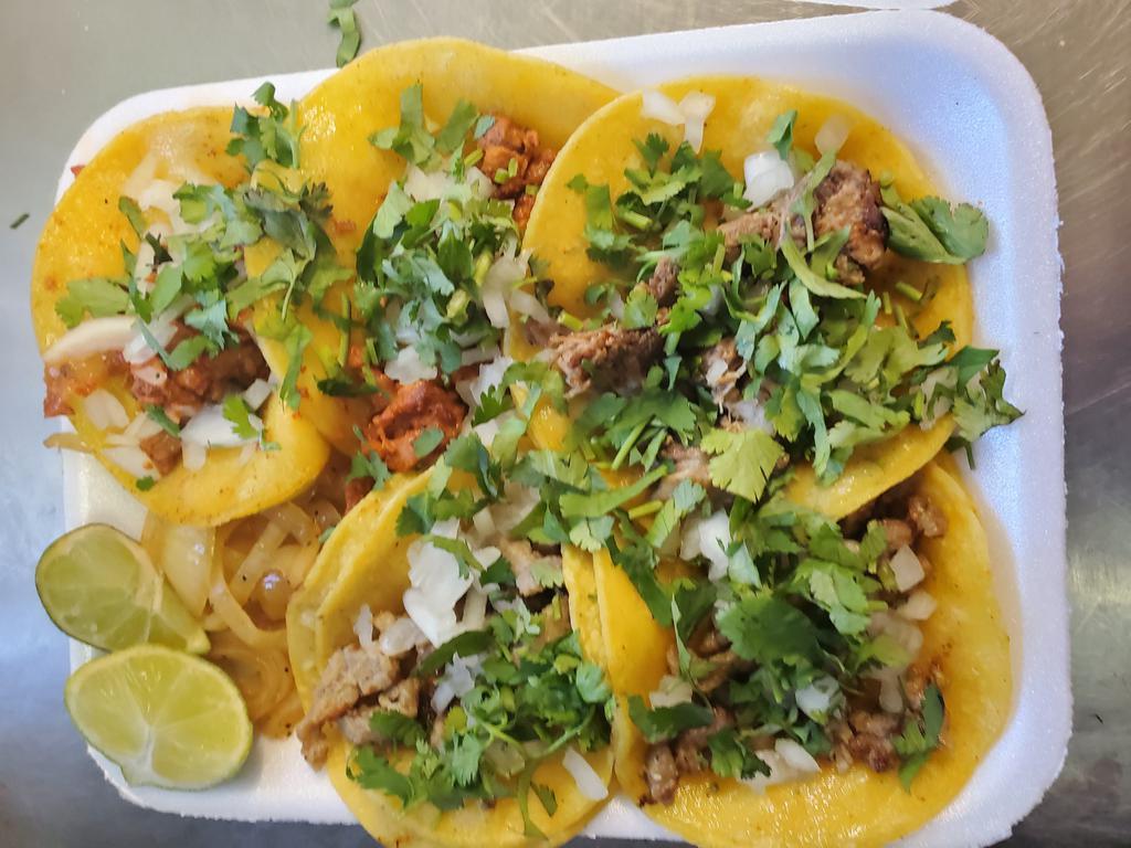 1 Piece Mini Taco  · Only onions, cilantro or lettuce, tomatoes, and choice of meat.