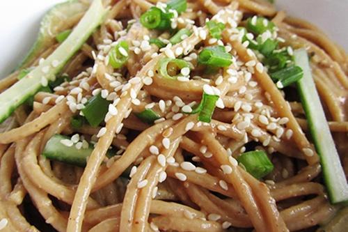 12. Cold Noodle with Sesame Sauce · 