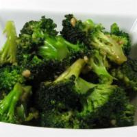 109. Broccoli with Garlic Sauce · Meatless. Served with white or brown rice. Hot and spicy.