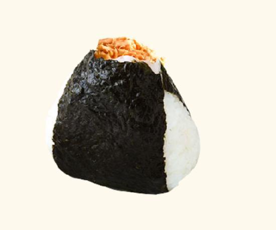 Spicy Tuna Onigiri · Mild and tender fish.