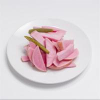 Pickles ·  Traditional pickled turnips. Vegan, Gluten Free