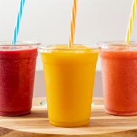 Build-A-Smoothie · Bright, sweet, & cold! Choose up to 3 flavors. 