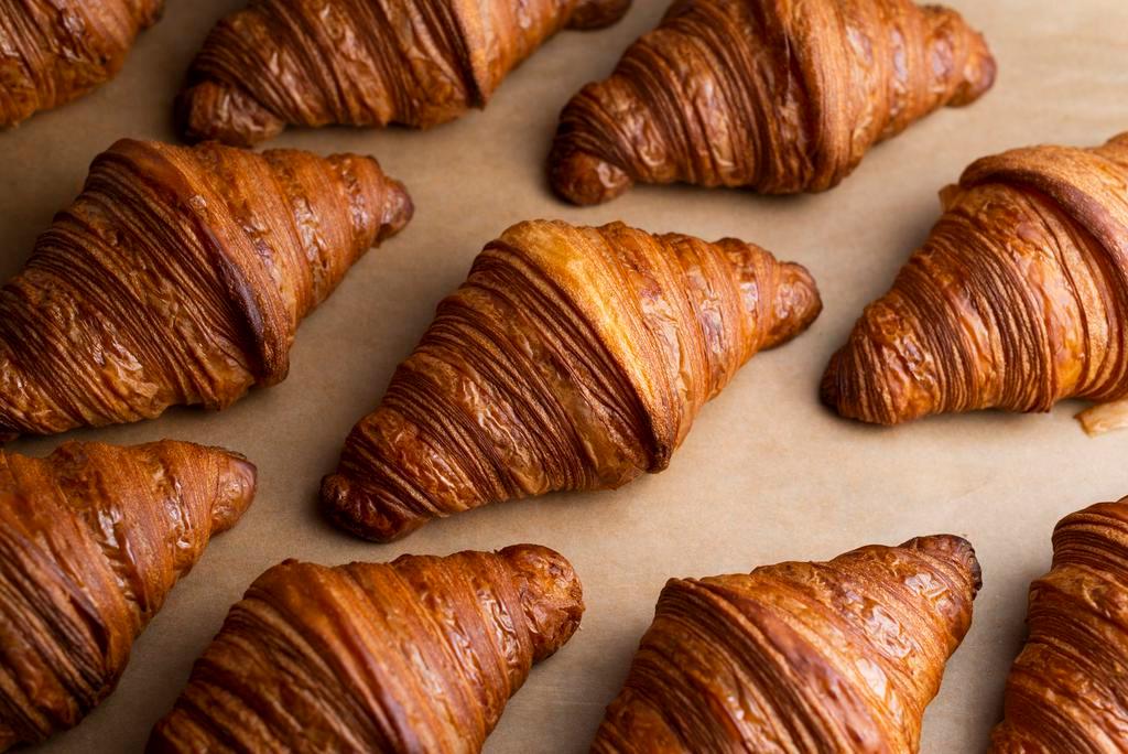Croissant · Buttery, flakey Parisia In style croissant.