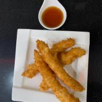 Shrimp Tempura · Four pieces fried jumbo shrimp. 
